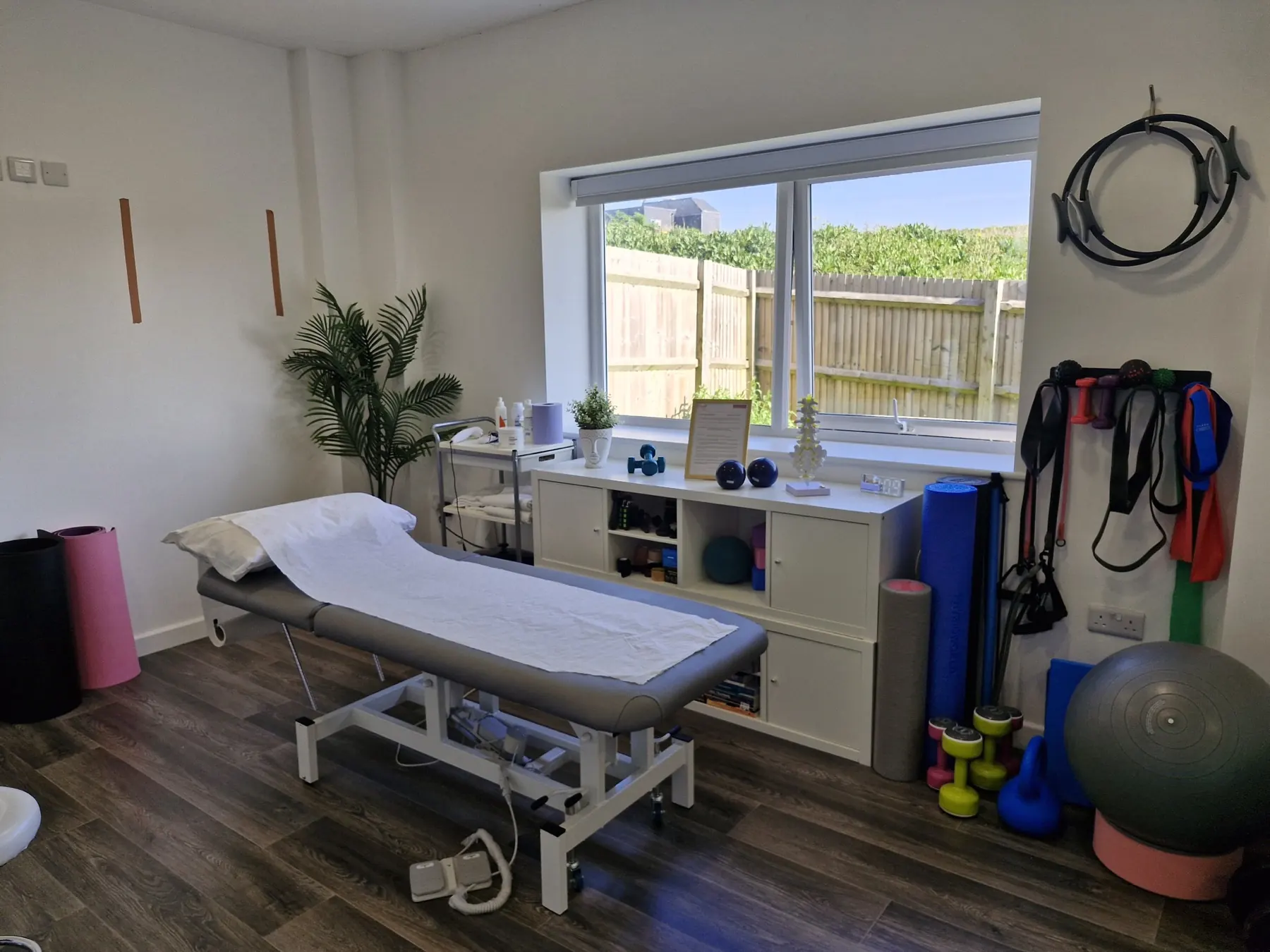 The treatment room at IP Studio